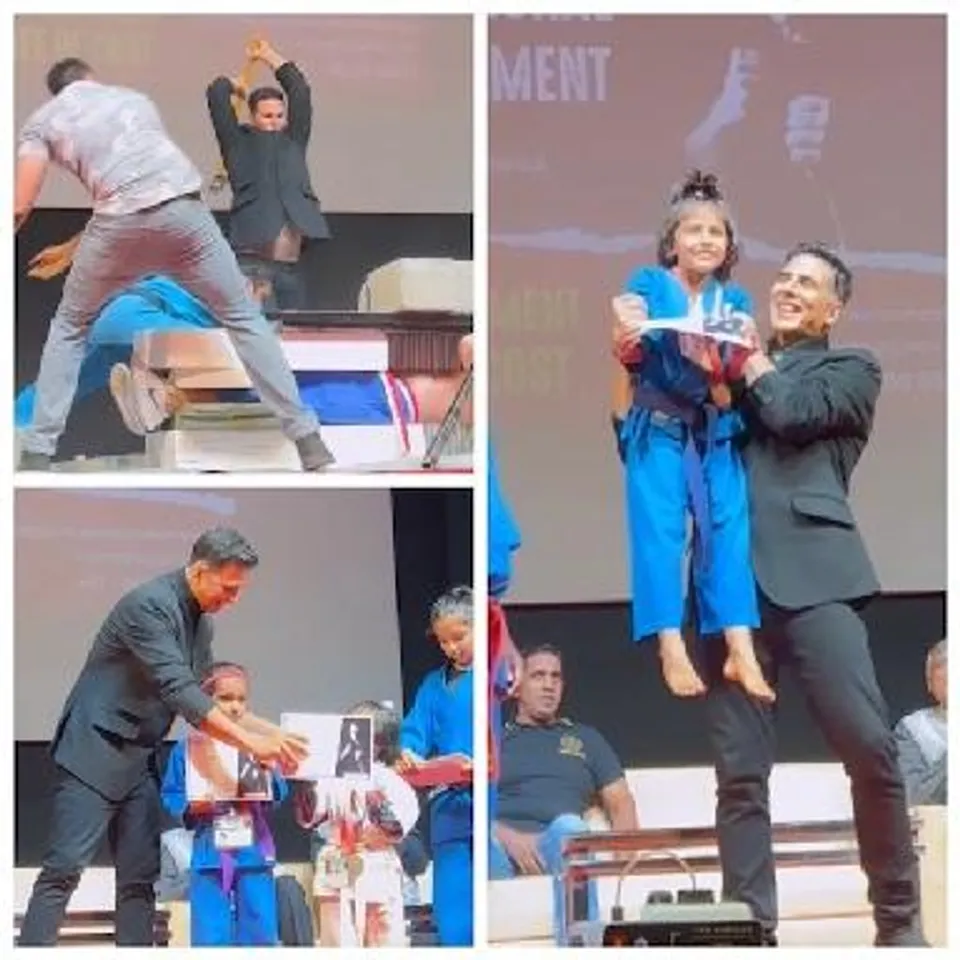 Akshay Kumar Attends 14th International Kudo Tournament