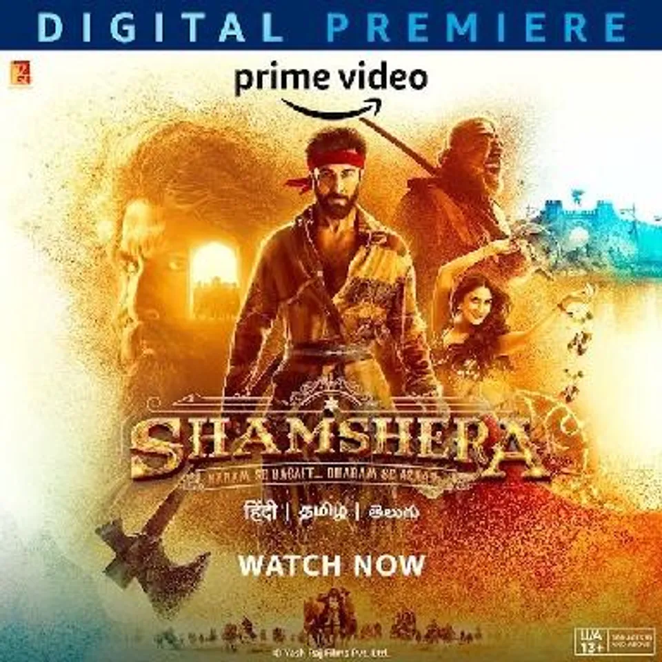 Ranbir Kapoor, Vaani Kapoor And Sanjay Dutt Starrer Shamshera On Prime Video