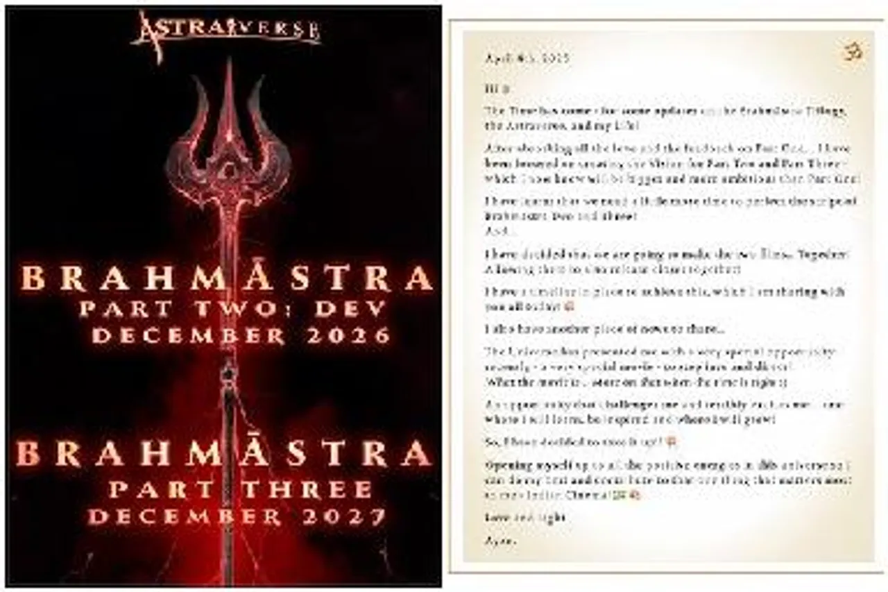Ayan Mukerji Confirms Brahmastra Part 2 and 3, And A Special Movie