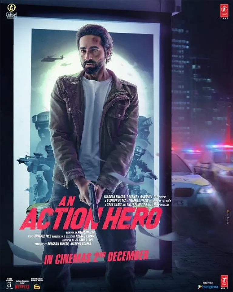 Ayushmann Khurrana Unveils An Action Hero First Look Poster