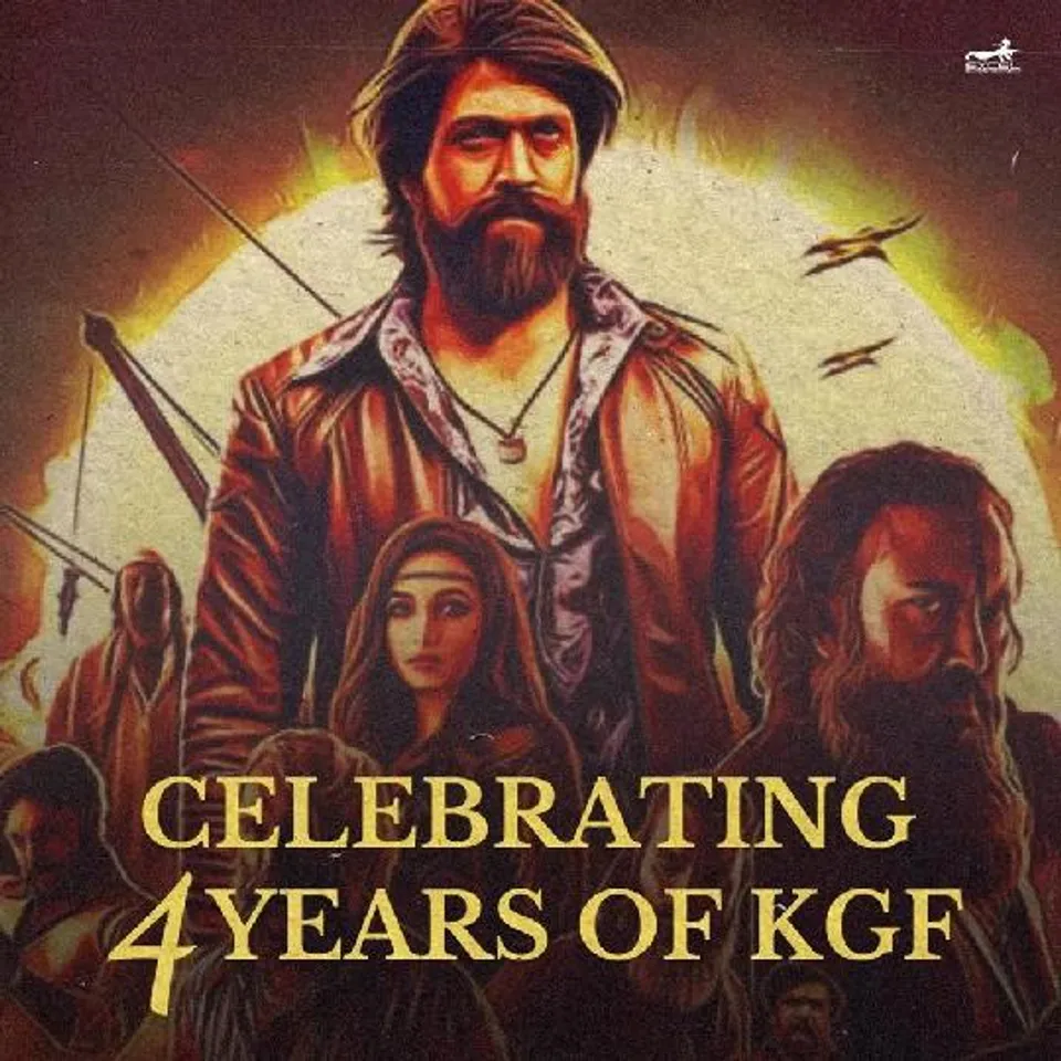 Hombale Films And Excel Entertainment Celebrates 4 Years Of KGF