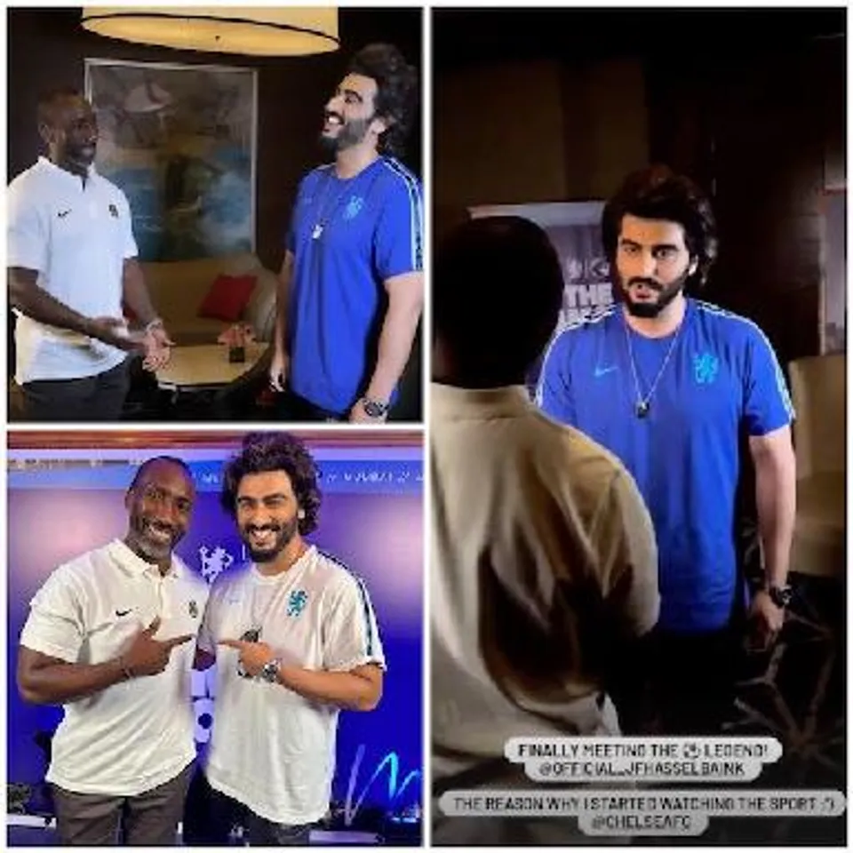 Arjun Kapoor Shares His Fanboy Moment With Jimmy Floyd Hasselbaink