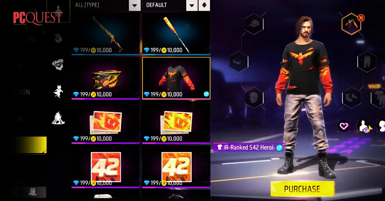 Free Fire MAX BR Ranked Season 42- Rank Resets and Rewards
