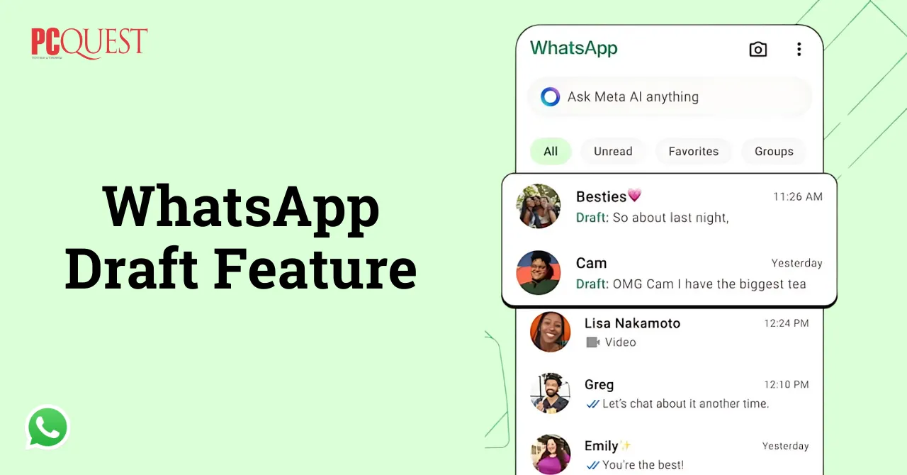 WhatsApp Draft Feature