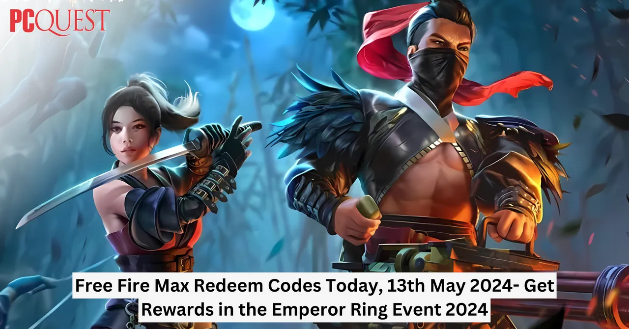 Free Fire MAX Emperor Ring Event 2024- Redeem Codes for 13th May 2024