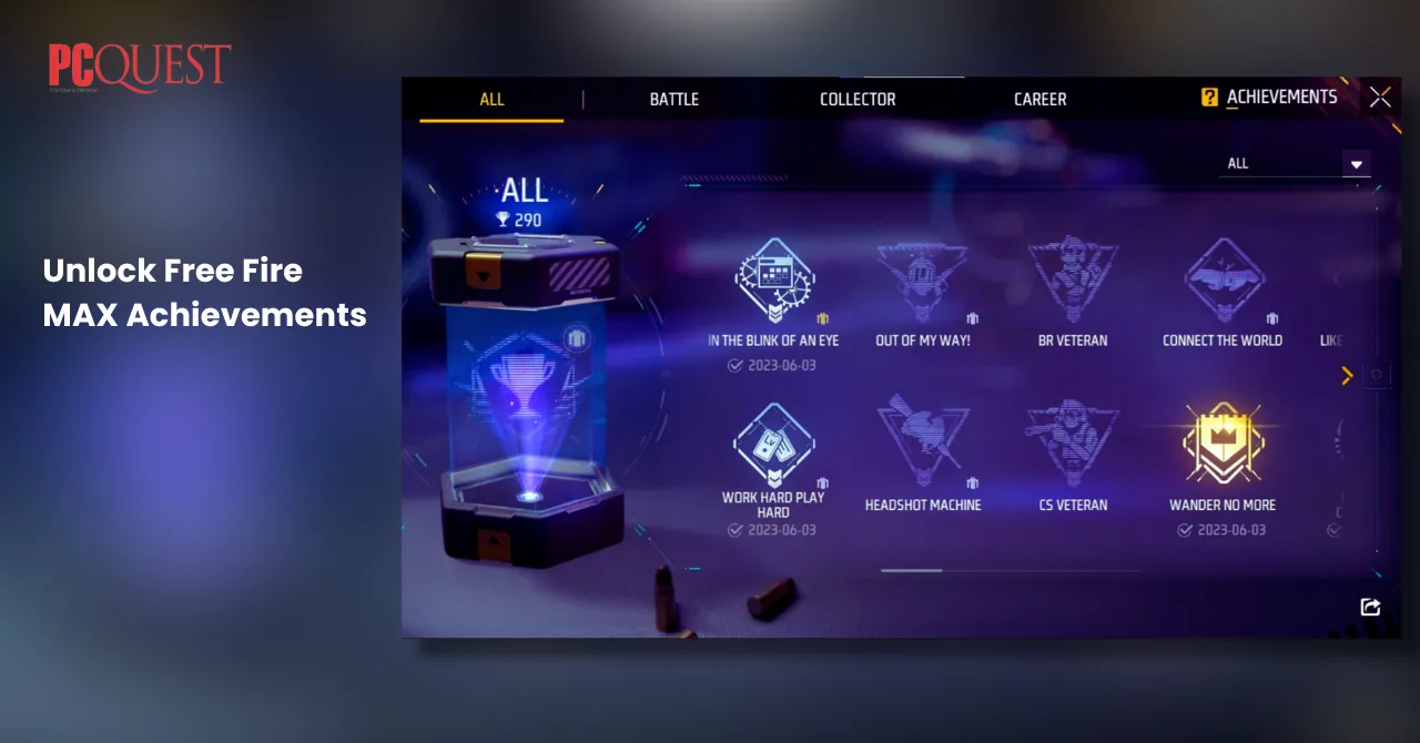Unlock Free Fire MAX Achievements
