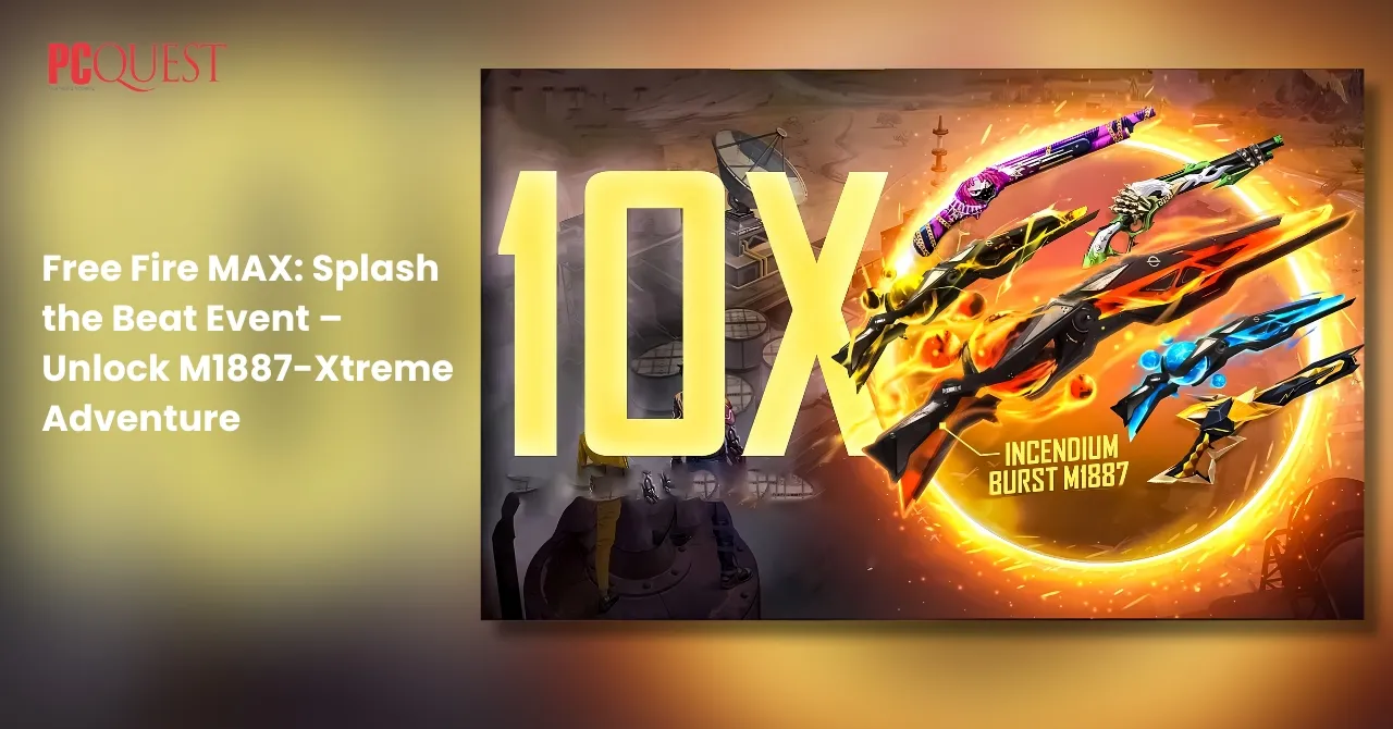 Free Fire MAX Splash the Beat Event – Unlock M1887-Xtreme Adventure