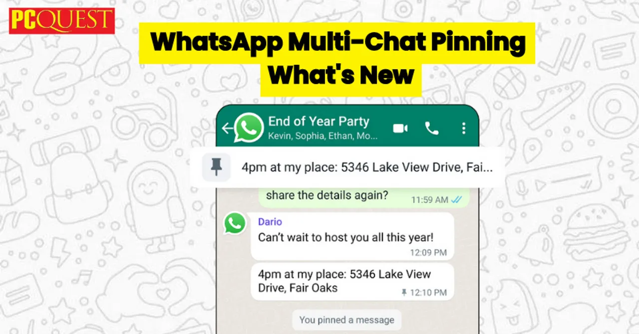 WhatsApp Lets You Pin Multiple Chats and Messages