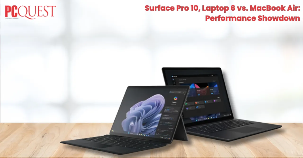 Surface Pro 10, Laptop 6 vs. MacBook Air Performance Showdown