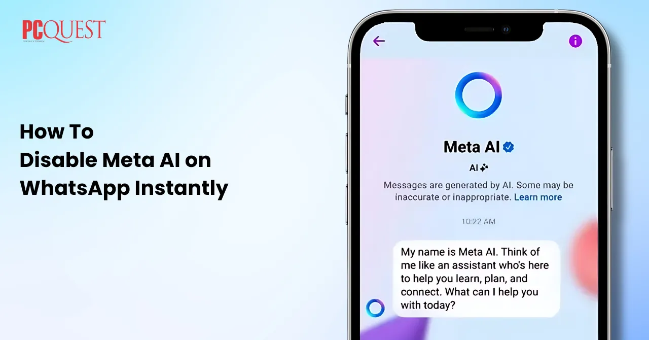 How To  Disable Meta AI on WhatsApp Instantly
