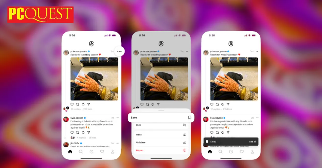Instagram Launches a New Feature called Save on Threads