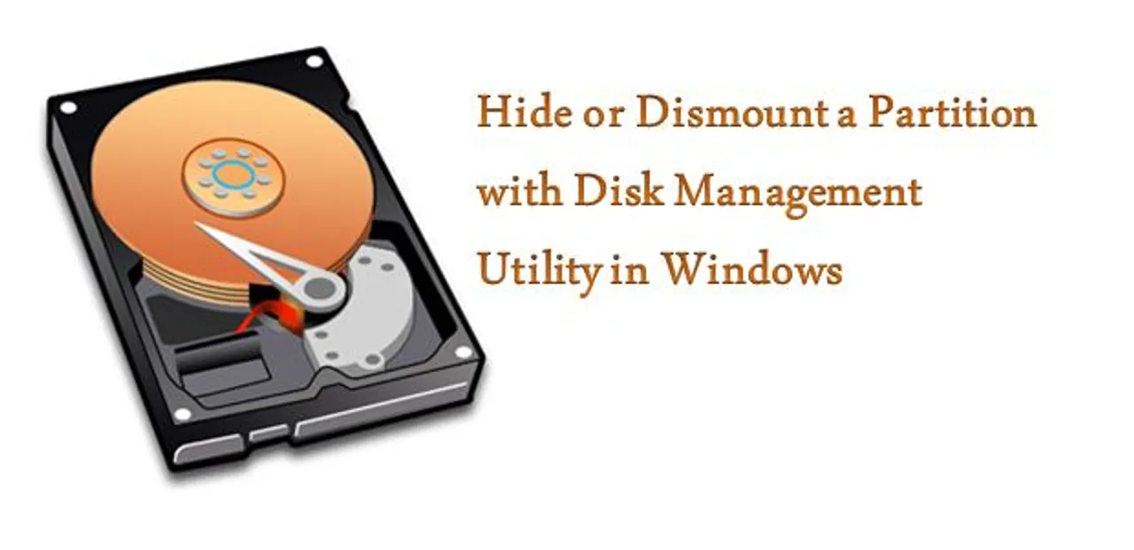 Hide or Dismount a Partition with Disk Management Utility in Windows