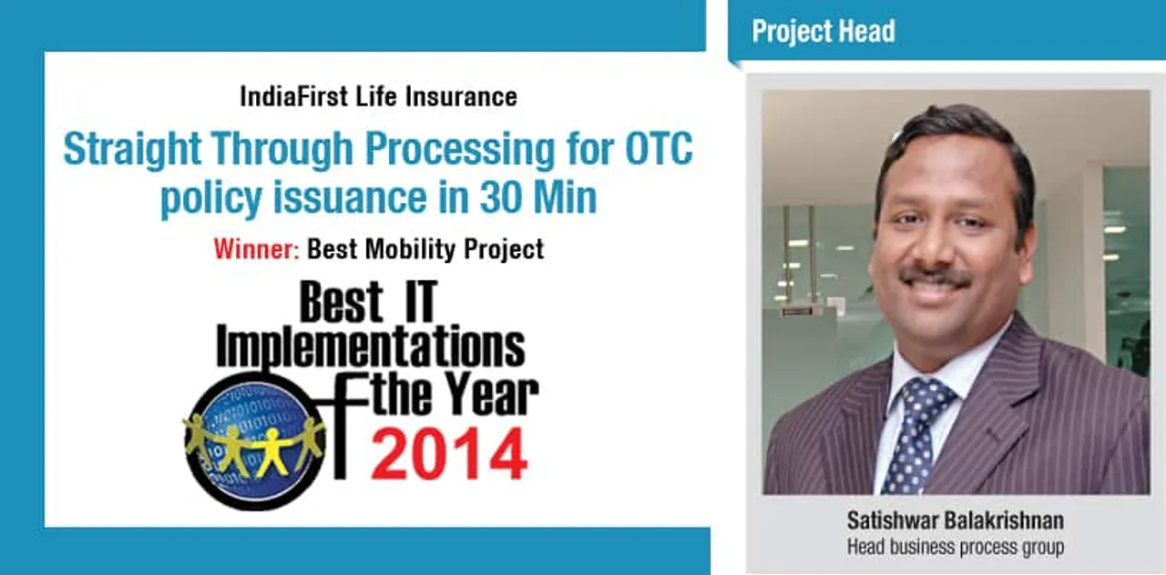 Satishwar Balakrishnan, Head business process group, IndiaFirst Life Insurance