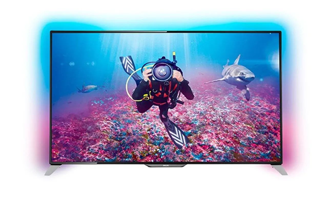 Philips Enters 4K Race Launches New Ultra HD LED TV with Ambilight Technology