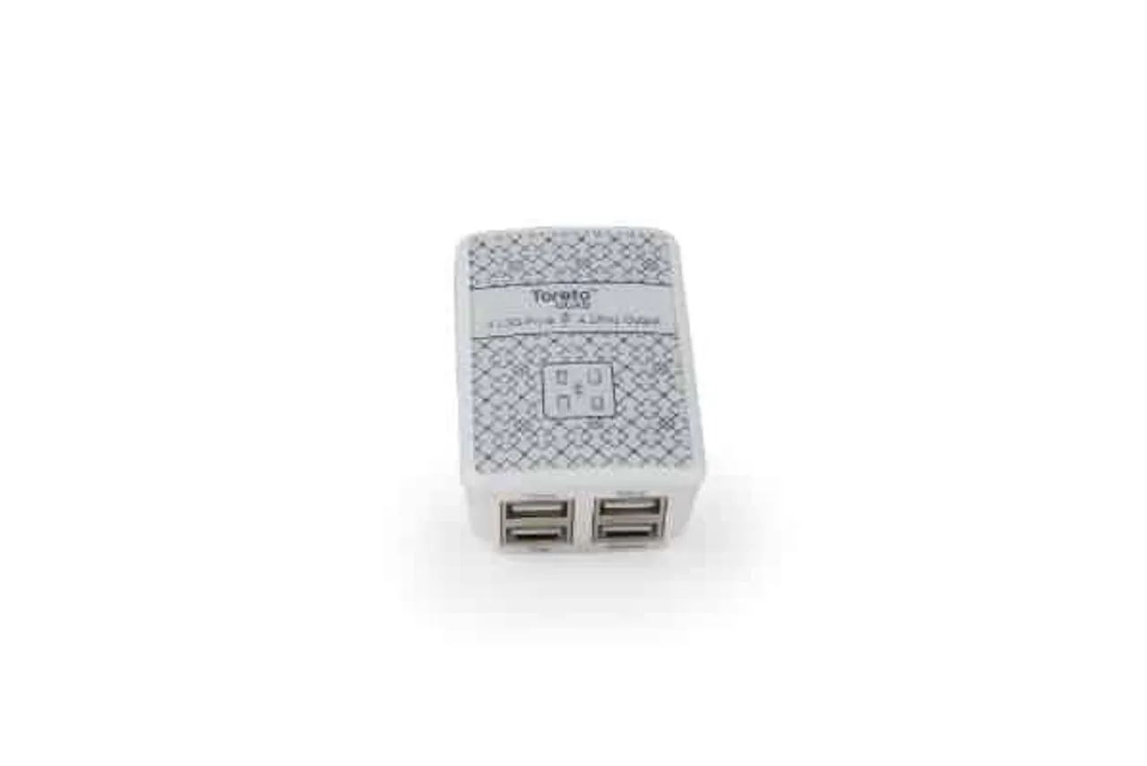 Toreto Launches “Quad”- 4 USB Ports AC Adapter