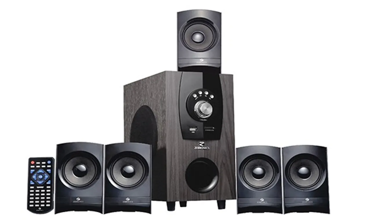 Experience cinematic surround sound experience with Zebronics 5.1 ZEB-BT6790RUCF speaker system