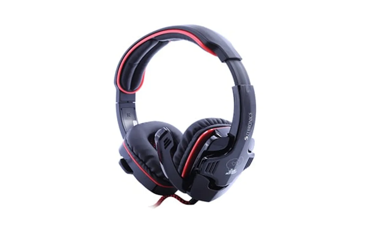 Immerse yourself in games and movies with Zebronics 3D 7.1 surround sound Iron Head Headphones