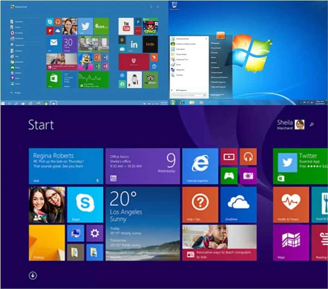 Windows 10, Windows 7 & 8.1