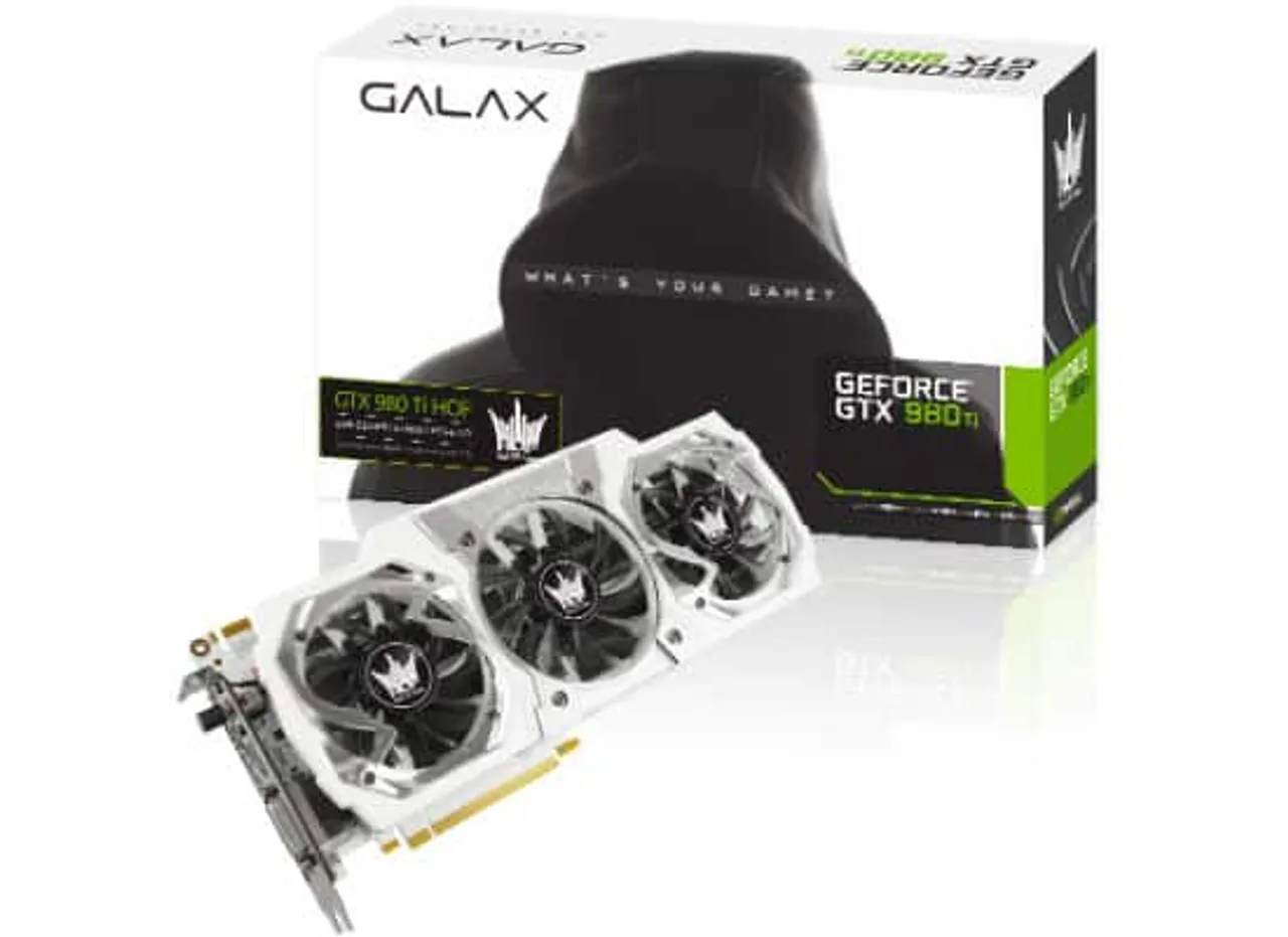 Nvidia GALAX GeForce GTX 980 Ti HoF GPU