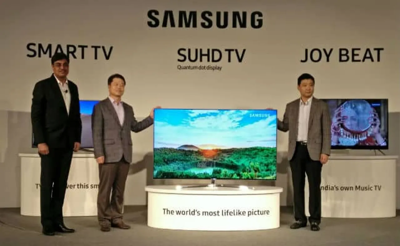 Samsung Announces 44 new TV models in SUHD TV, SMART TV and  Joy Beat Range in India