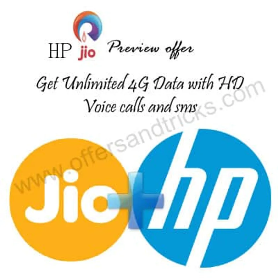 HP Providing Customers Jio Preview Offer