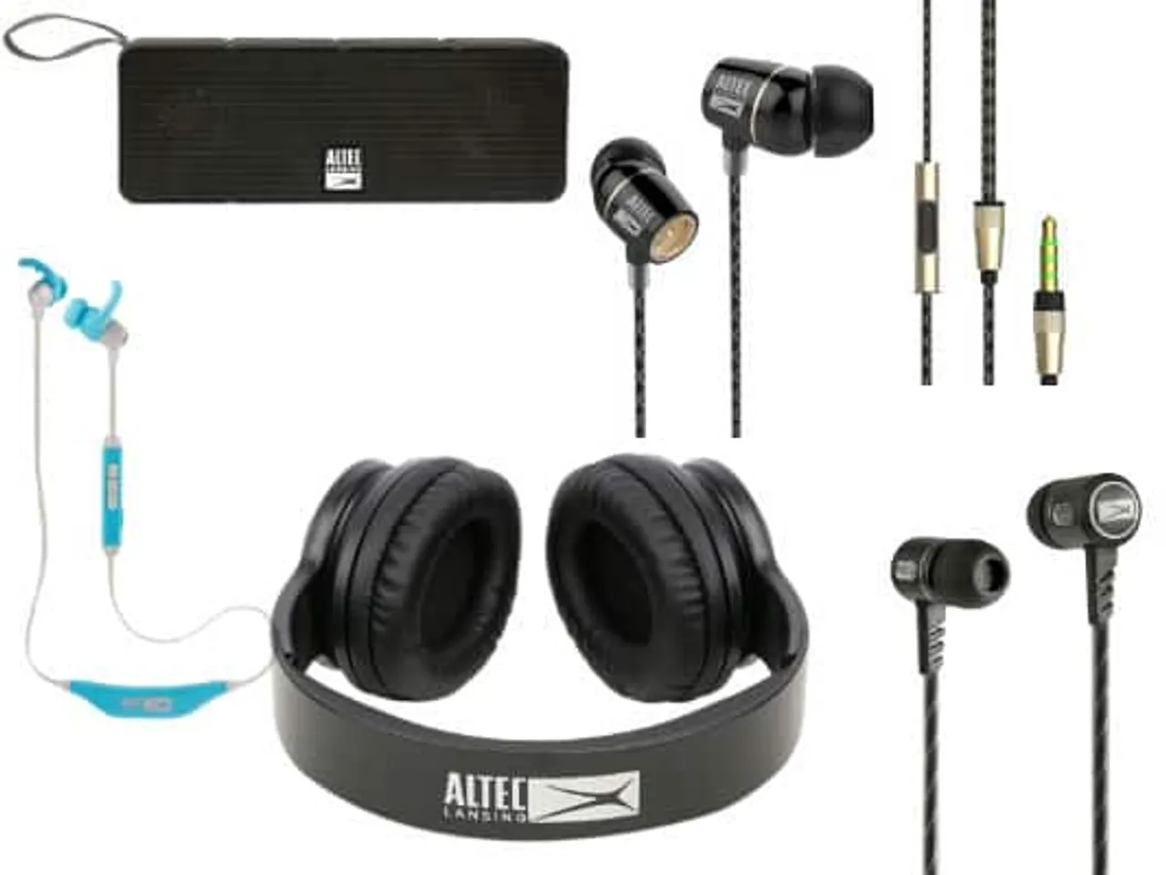 Altec Dual Motion Bluetooth Speaker and Sport Earphones in I