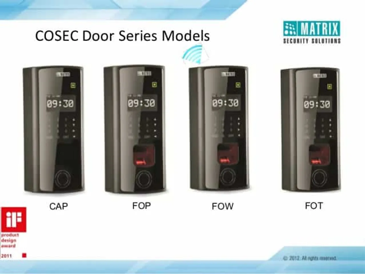 matrix security solutions cosec access control and timeattendance