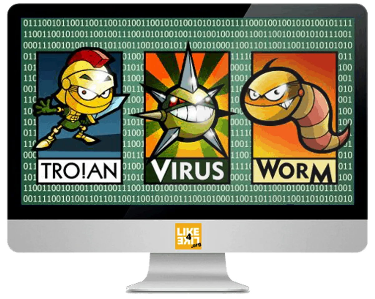 computer trojan virus worm