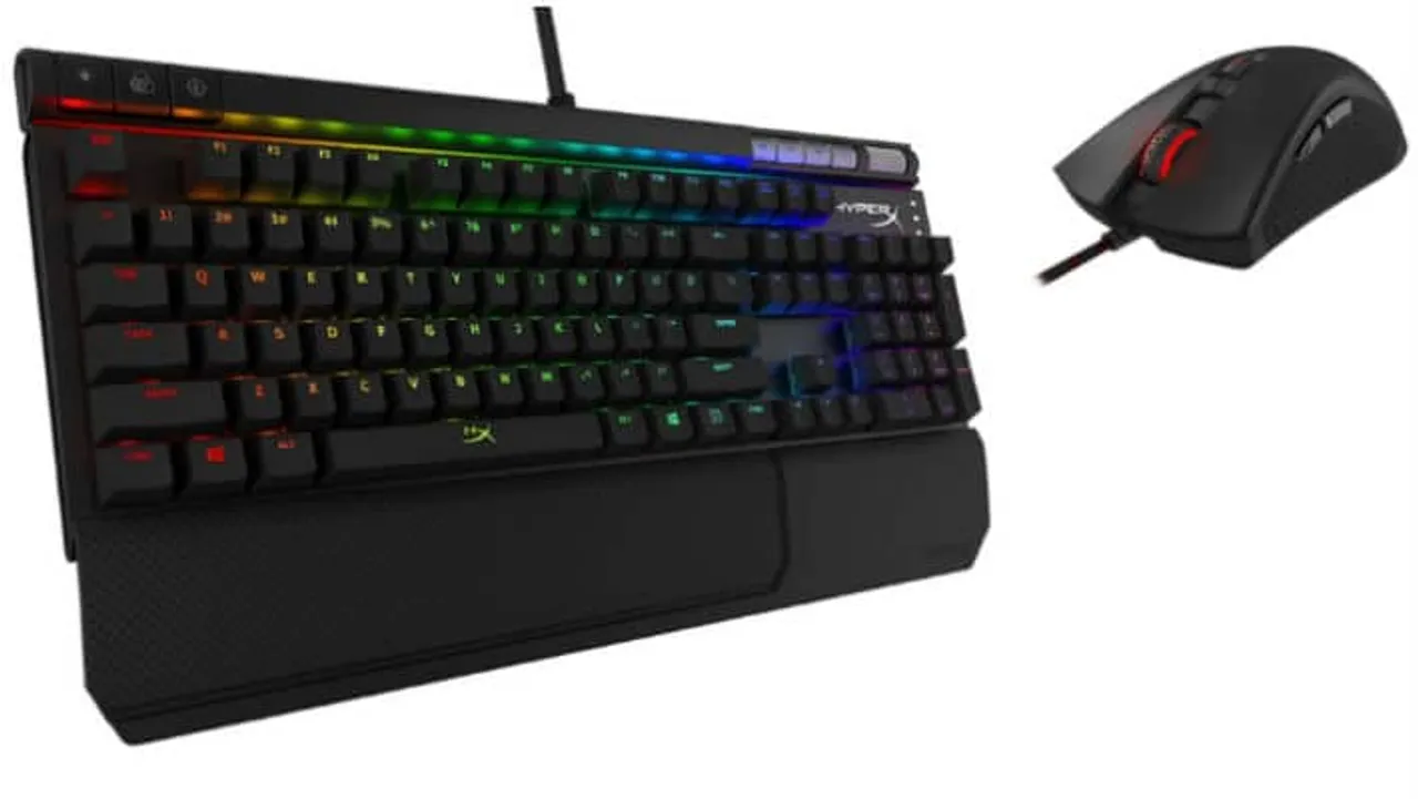 HyperX RGB Gaming Keyboard And Pulsefire Gaming Mouse at CES 2017