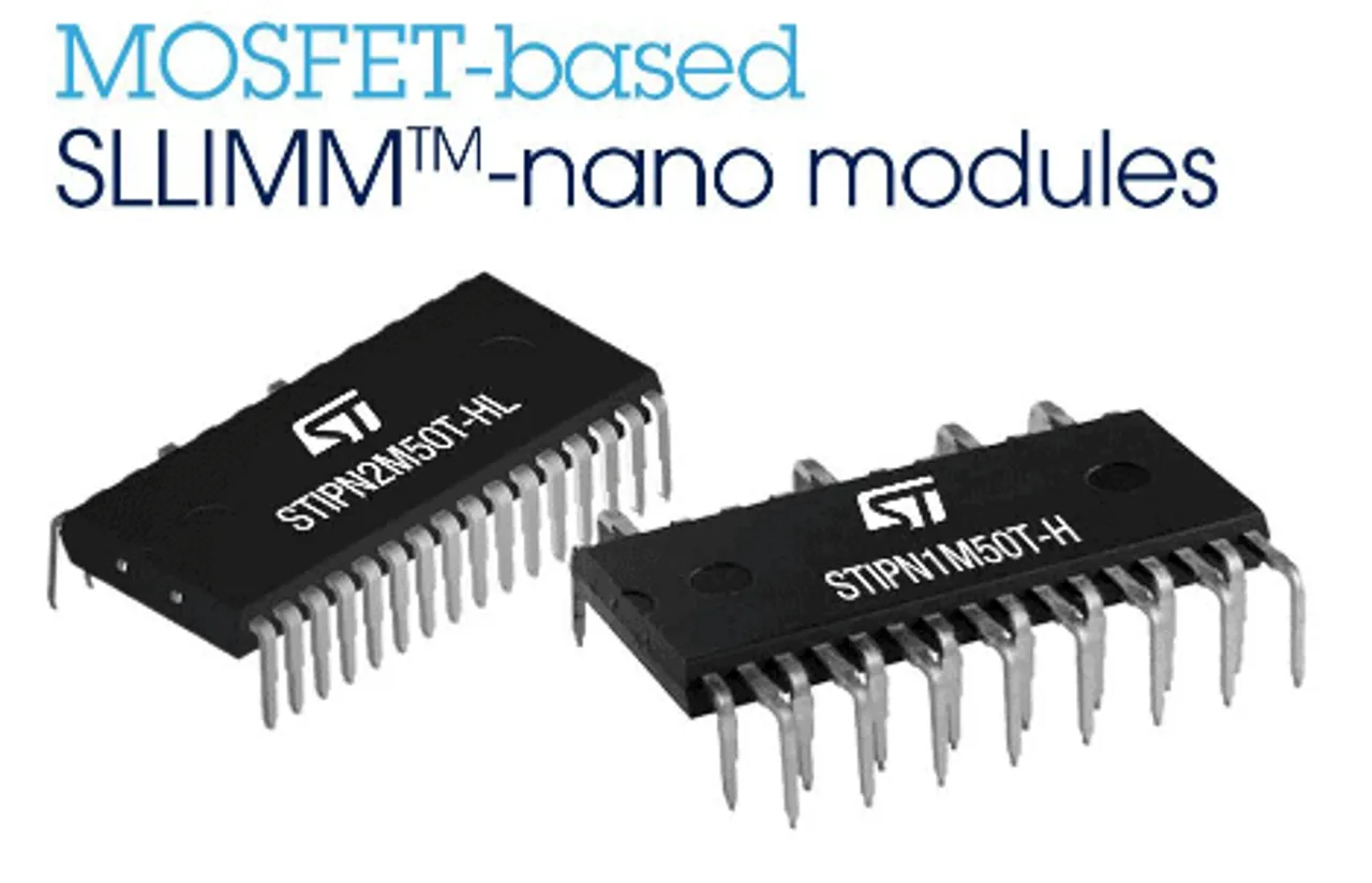 STMicroelectronics Boosts Efficiency of Next-Generation Intelligent Power Modules up to 100W