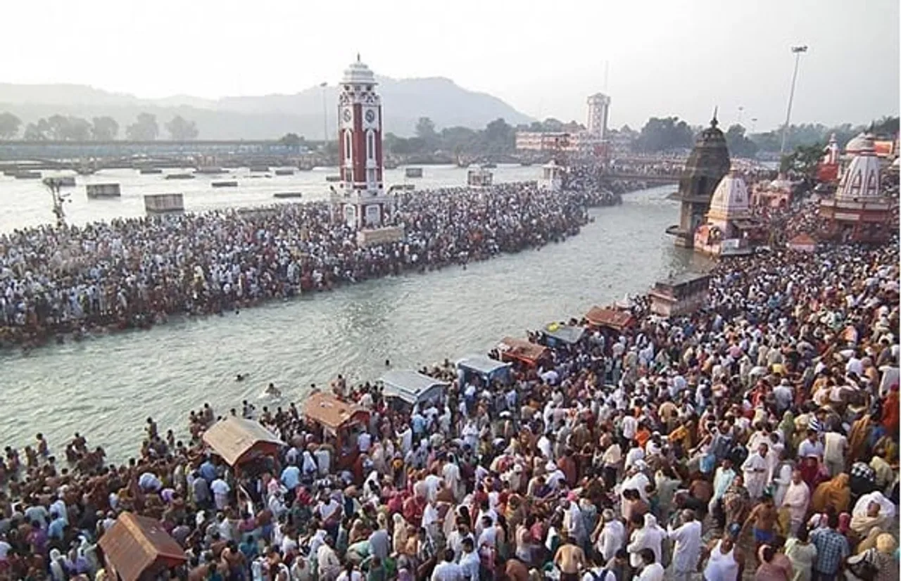 Ganga river in Haridwar Fotor