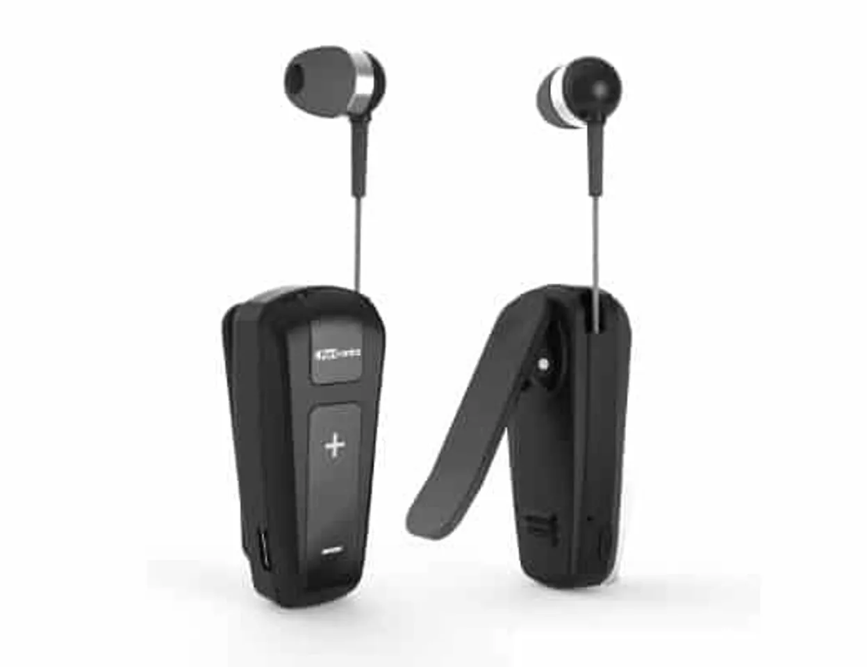Portronics “Harmonics Klip” – Retractable Bluetooth Earphones for Music and Calls