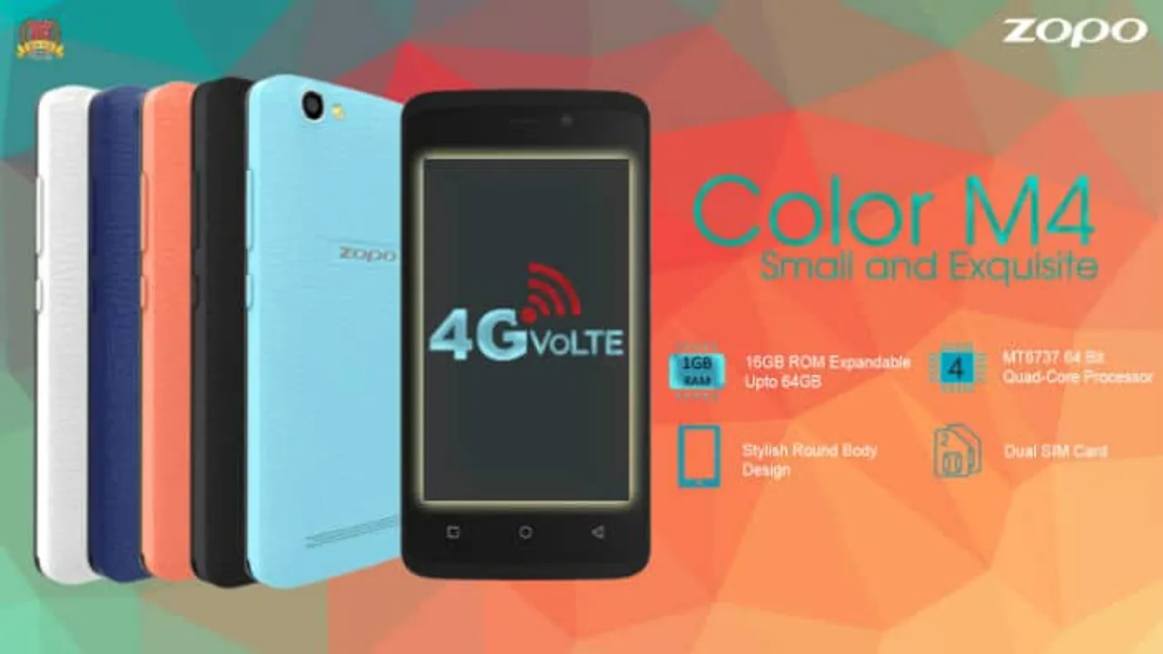 ZOPO Color M4 Budget Smartphone Comes to India for Rs. 4999