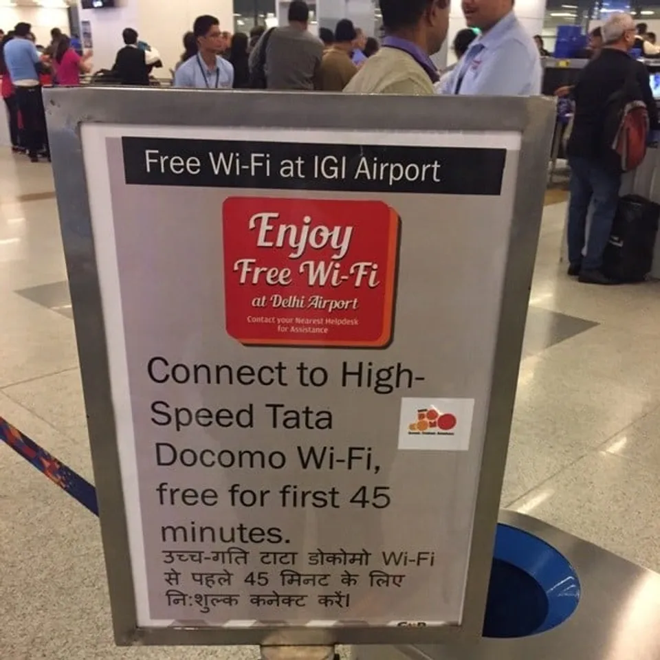 Tata Docomo Wi-Fi at Delhi’s IGI is fourth fastest amongst the airports in Asia