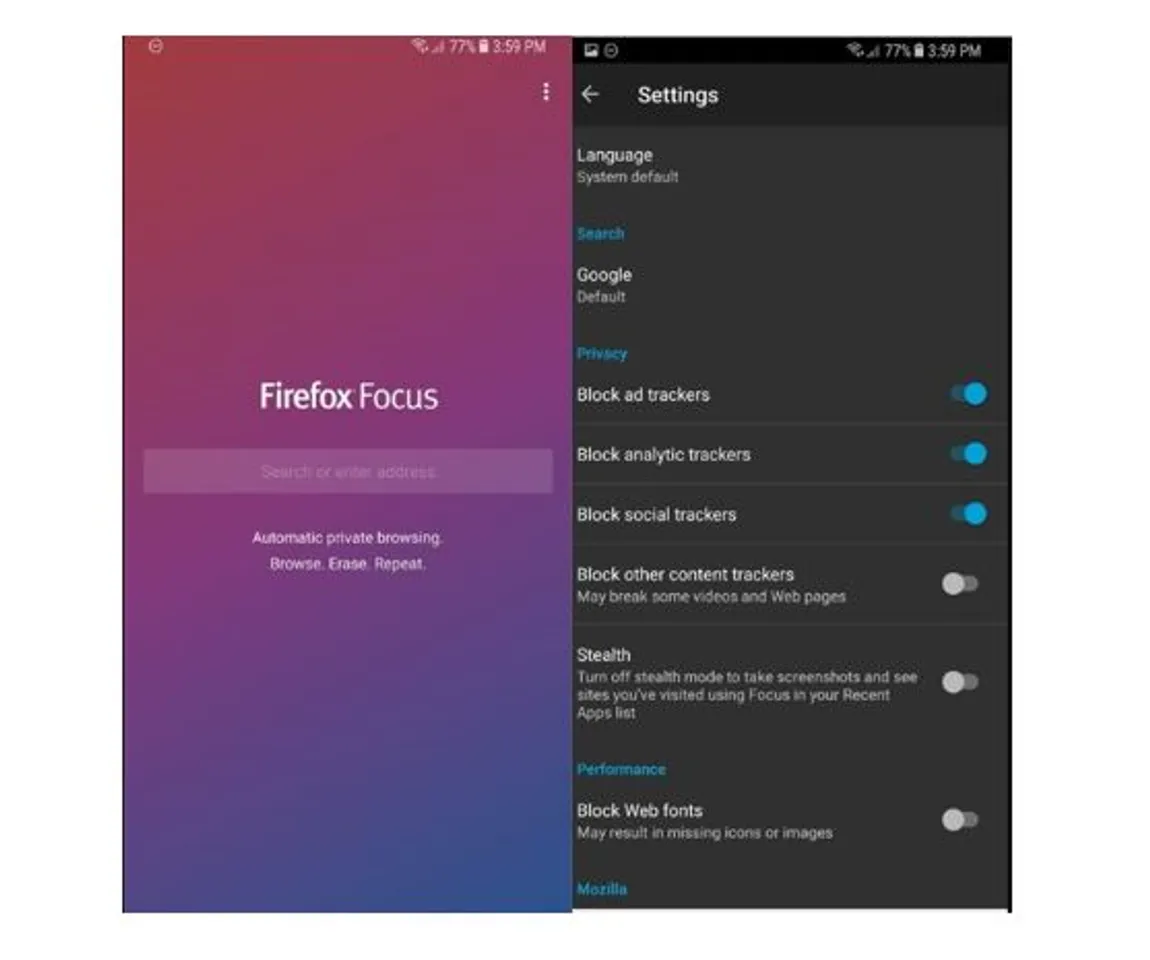 Firefox Focus New to Android, Blocks Annoying Ads and Protects Your Privacy