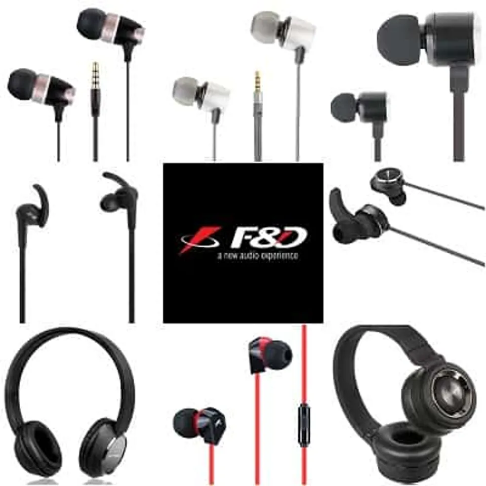 F&;D Series of Earphones & Headphones -