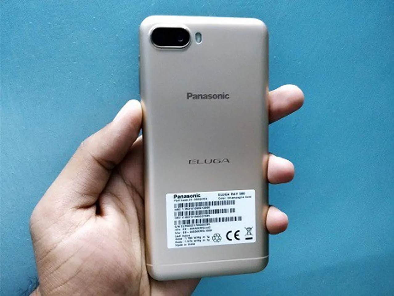 Panasonic Eluga Ray 500 backside Review