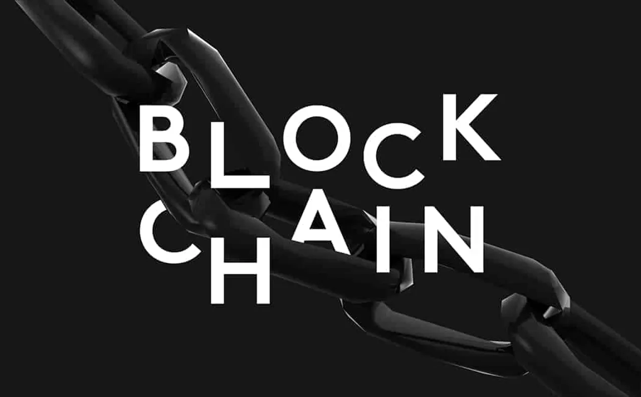 blockchain black concept