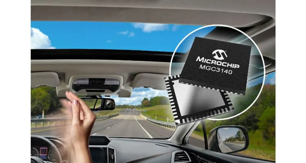 Microchip Technology Introduces Automotive-Qualified 3D Gesture Recognition Controller