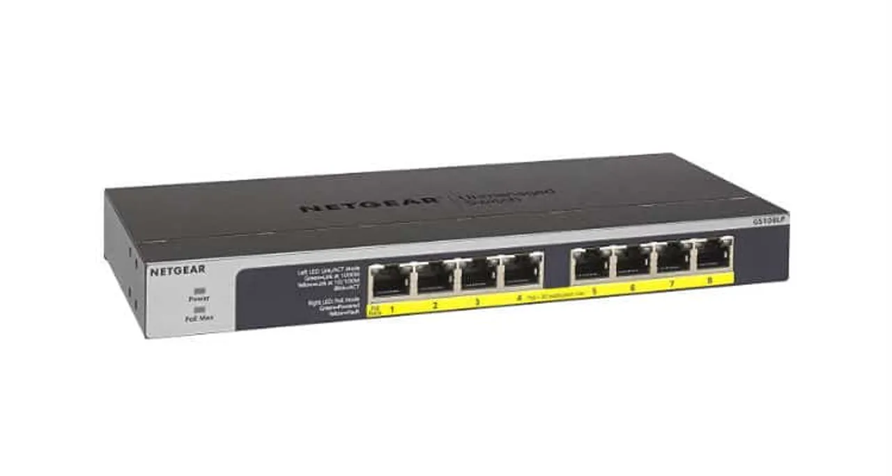 NETGEAR Launches GS108LP Unmanaged PoE Switch with 8 Gigabit Port