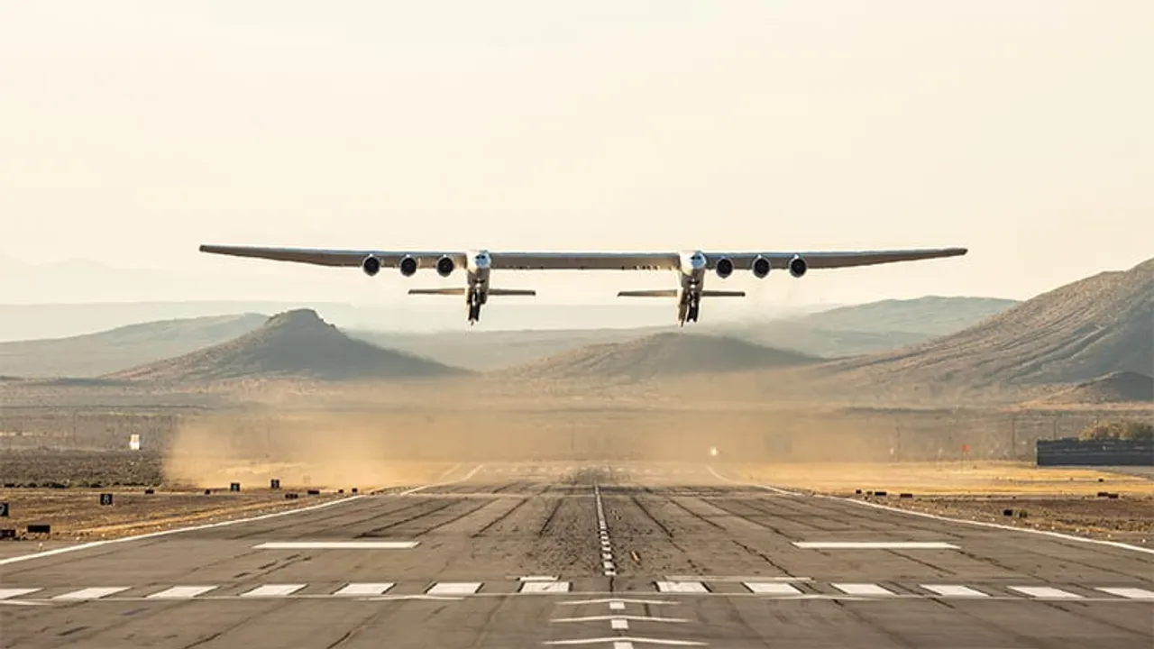 world largest stratolaunch aircraft