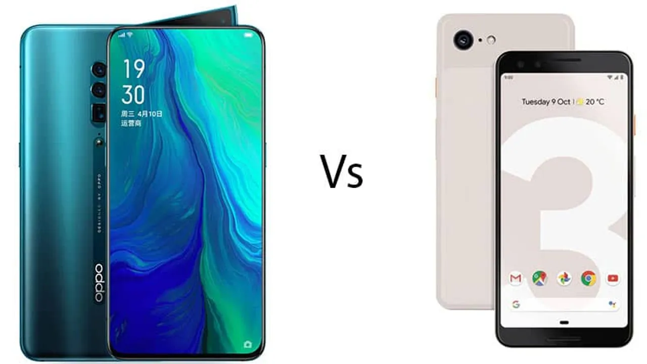 oppo reno 10x vs google pixel 3xl