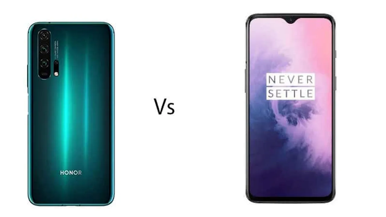 honor 20 pro vs oneplus 7