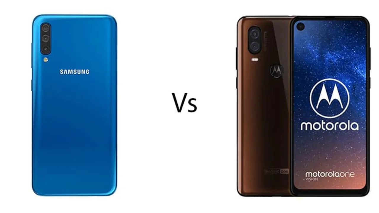 Samsung Galaxy A50 vs Motorola One Vision: Comparison