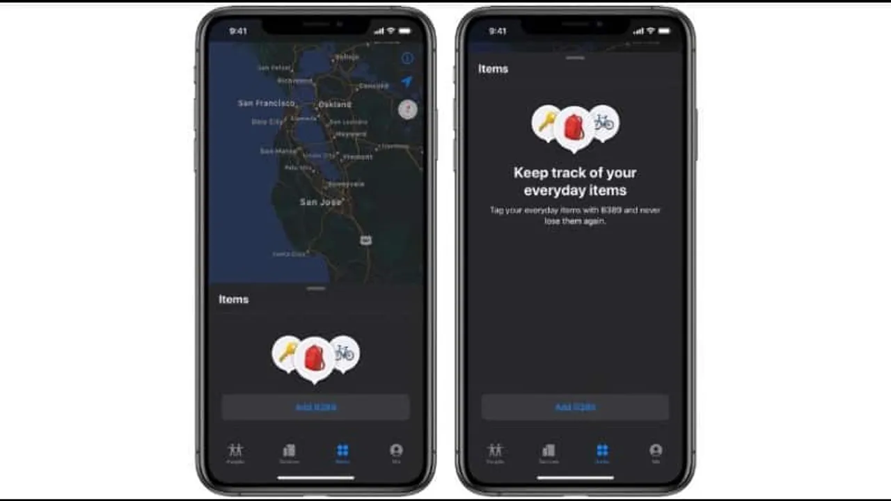 AirTag tracker in iPhones