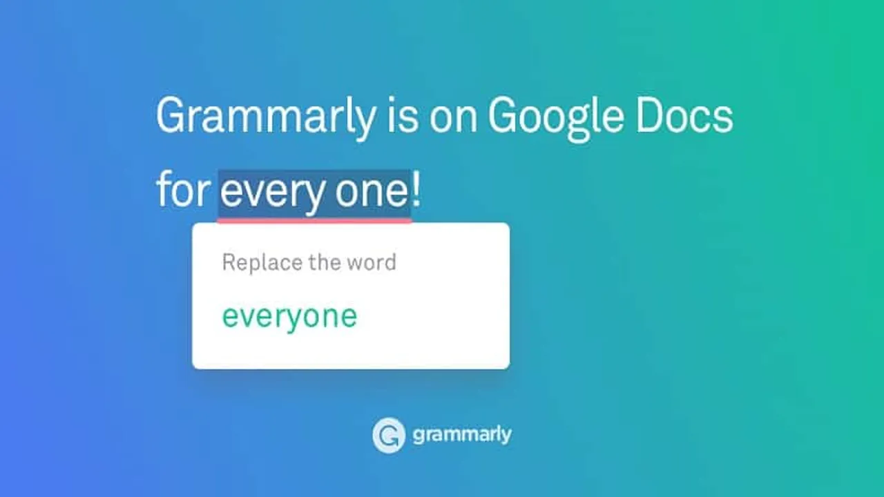 Grammarly extension For Google Docs