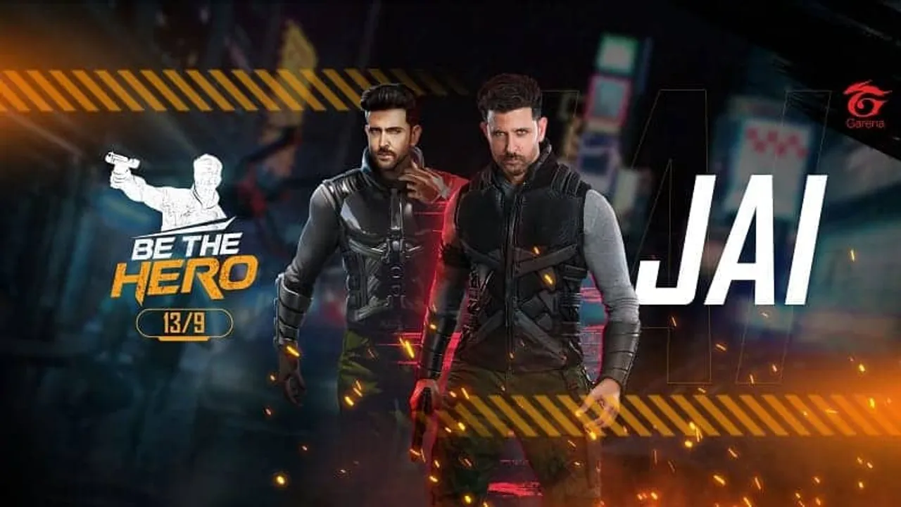 Garena Free Fire Jai Hrithik Roshan