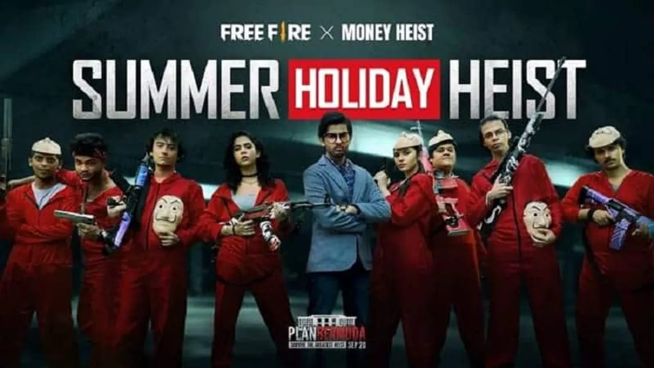 Garena Free Fire Money heist Netflix India