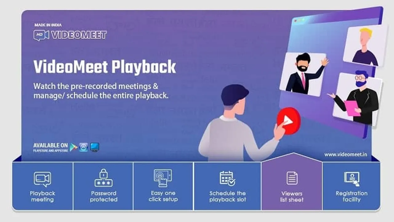 Videomeet Introduces ‘Playback’ Feature, Record, Replay, and Share