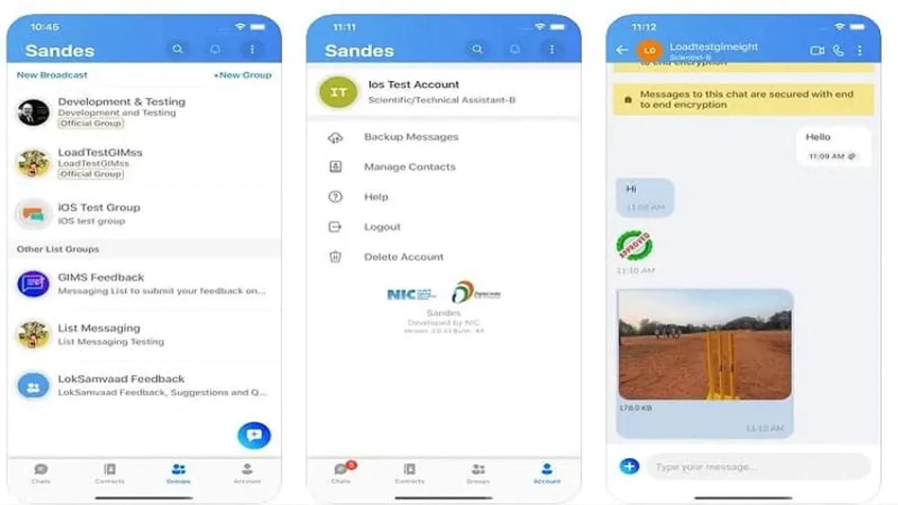 Sandes App: Indian Government's Whatsapp Alternative